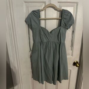 Light Blue Short Sleeve Dress - Abercrombie and Fitch